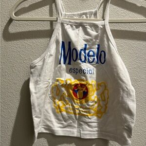 Modelo Especial White Tank Top